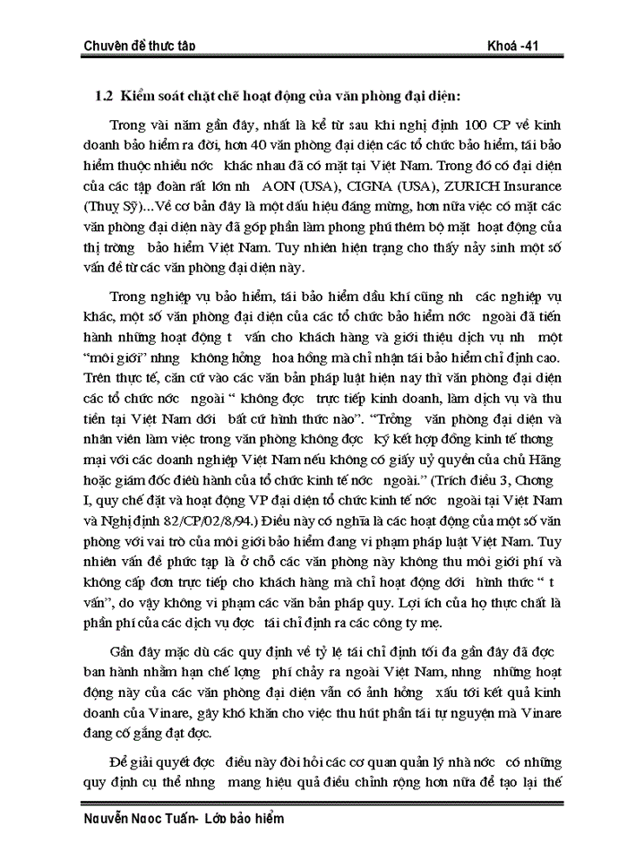 image for page Hoạt động tái bảo hiểm thăm dò và khai thác dầu khí tại công ty trong giai đoạn 1998 - 2002