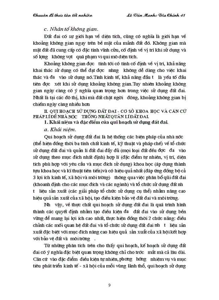 image for page Phương án qui hoạch, kế hoạch sử dụng đất đai của phường Chi Lăng đến năm 2010