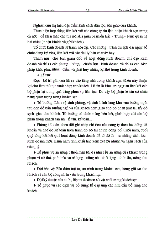 image for page Xác định thị trường mục tiêu và một số kiến nghị đối với hoạt động thu hút khách của khách sạn Công Đoàn