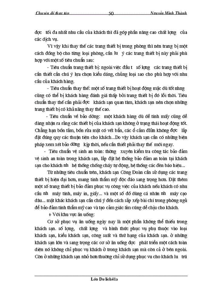 image for page Xác định thị trường mục tiêu và một số kiến nghị đối với hoạt động thu hút khách của khách sạn Công Đoàn