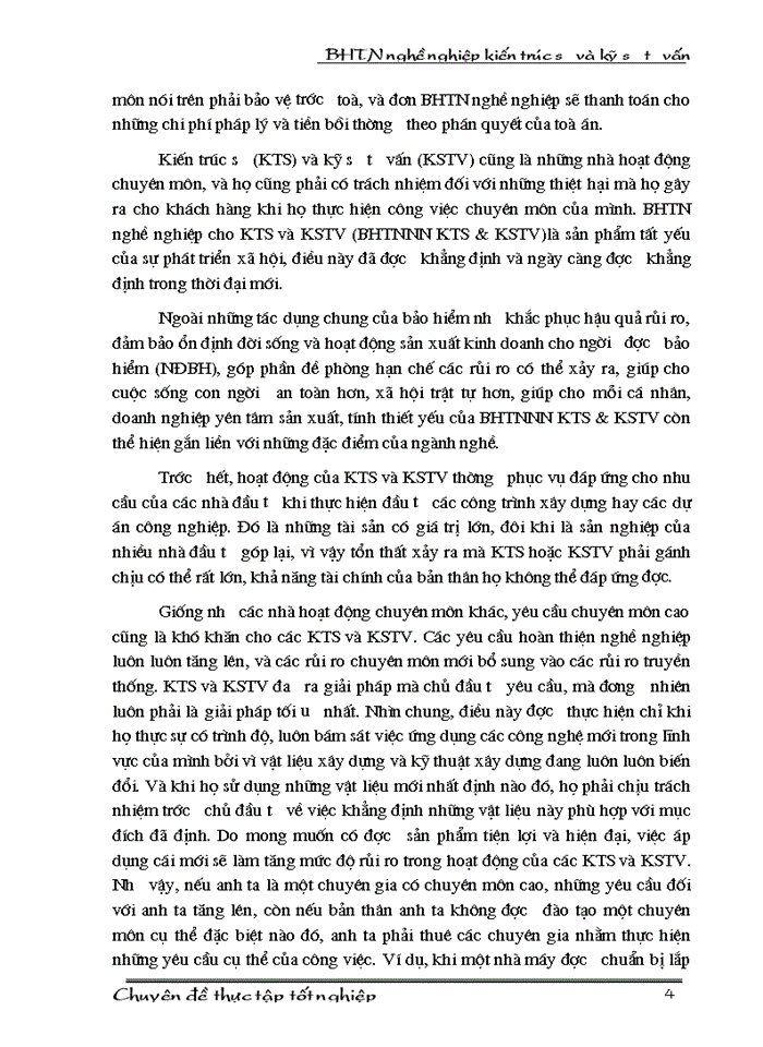 image for page Bảo hiểm trách nhiệm nghề nghiệp cho kiến trúc sư và kỹ sư tư vấn tại Công ty Bảo hiểm Hà Nội - Thực trạng và giải pháp.