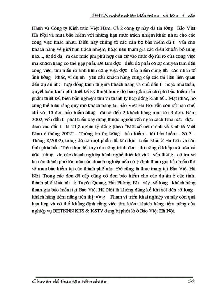 image for page Bảo hiểm trách nhiệm nghề nghiệp cho kiến trúc sư và kỹ sư tư vấn tại Công ty Bảo hiểm Hà Nội - Thực trạng và giải pháp.