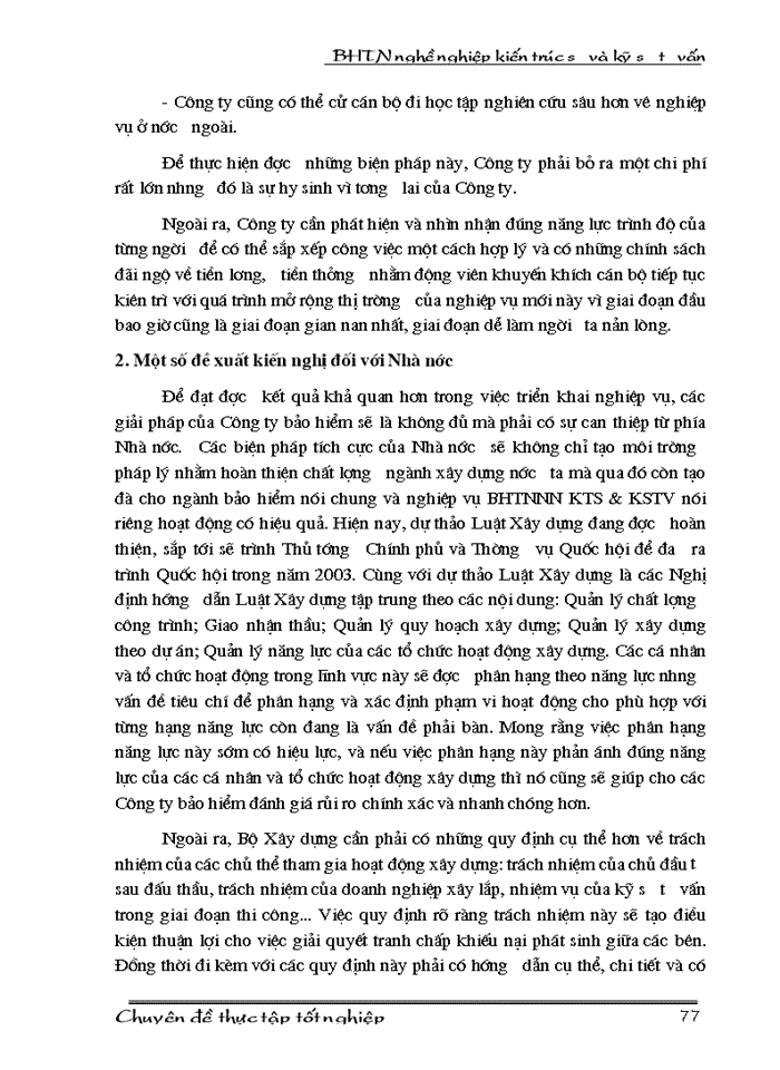 image for page Bảo hiểm trách nhiệm nghề nghiệp cho kiến trúc sư và kỹ sư tư vấn tại Công ty Bảo hiểm Hà Nội - Thực trạng và giải pháp.