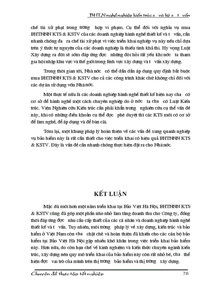 image for page Bảo hiểm trách nhiệm nghề nghiệp cho kiến trúc sư và kỹ sư tư vấn tại Công ty Bảo hiểm Hà Nội - Thực trạng và giải pháp.