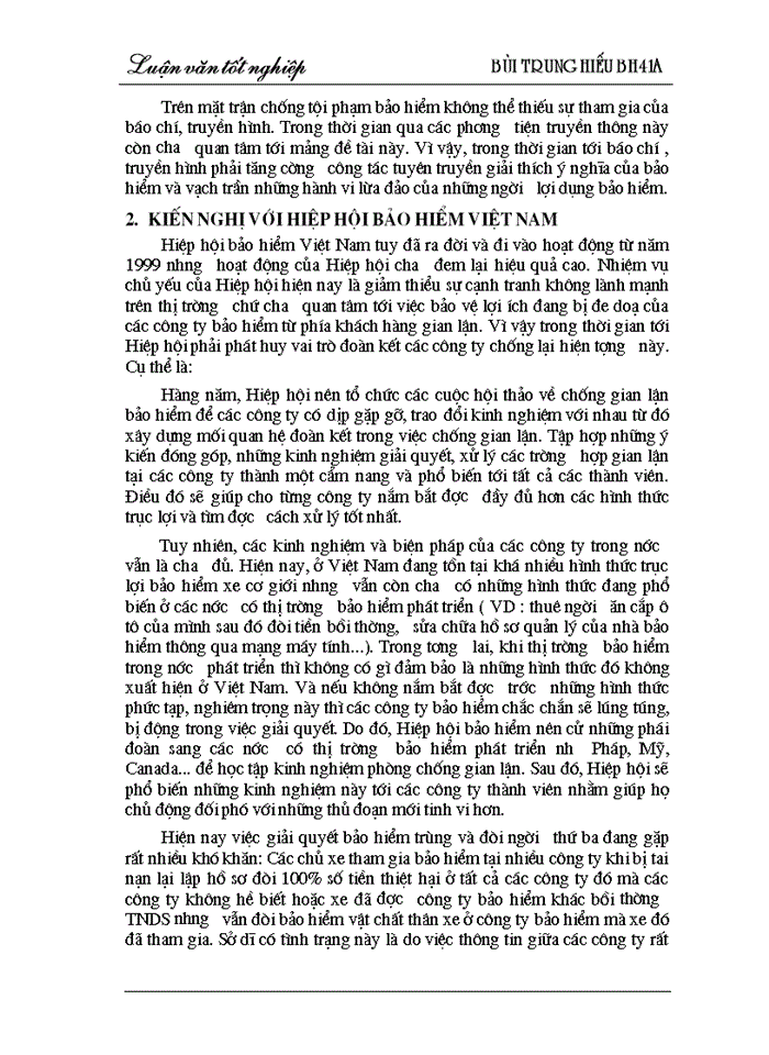 image for page Trục lợi trong bảo hiểm xe cơ giới tại Công ty bảo hiểm Hà Nội