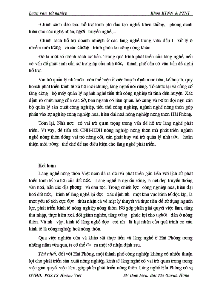 image for page Một số giải pháp chủ yếu nhằm phát triển làng nghề ở Hải Phòng