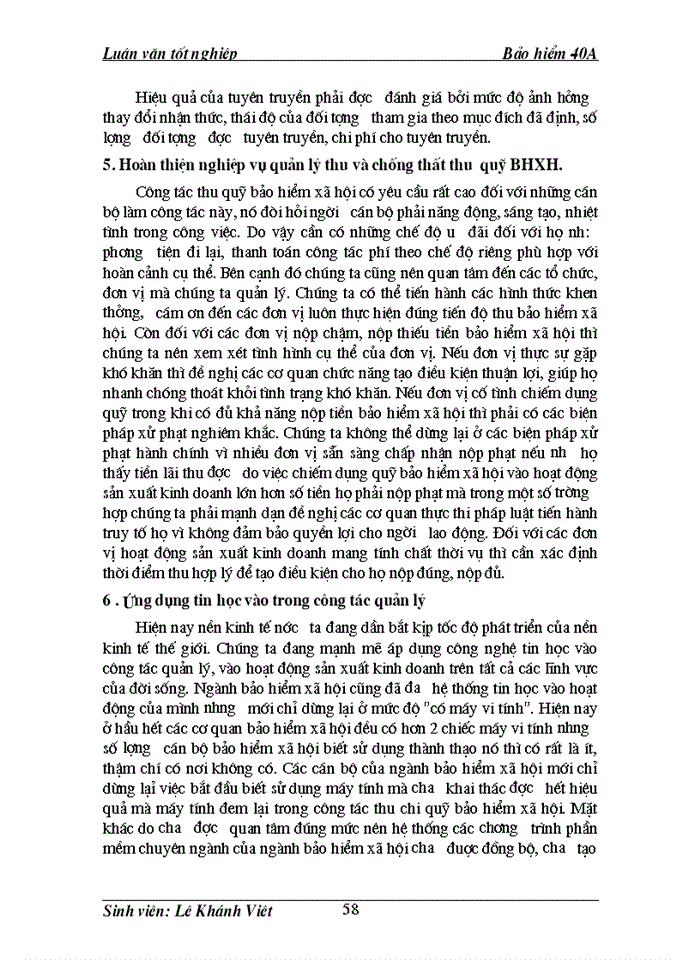 image for page Bàn về việc thu và chống thất thu quỹ bảo hiểm xã hội ở cơ quan Baỏ hiểm xã hội quận Đống đa