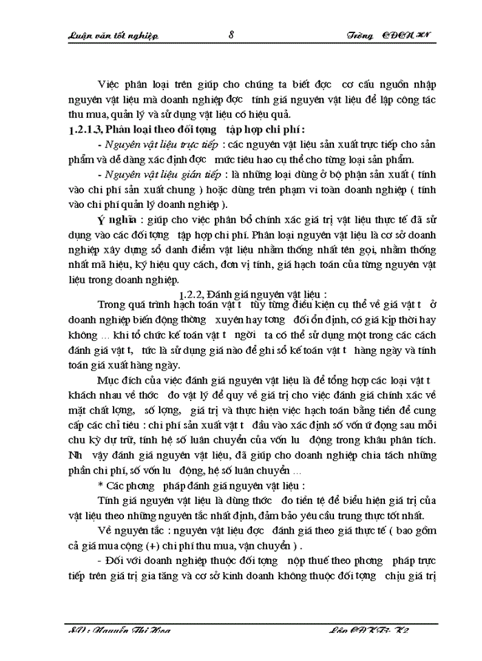 image for page Công tác kế toán nguyên vật liệu tại xí nghiệp xây dựng công trình II