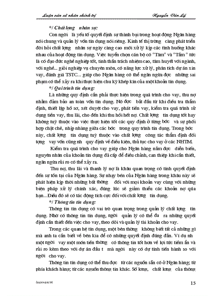 image for page Chất lượng tín dụng của các ngân hàng thương mại trên địa bàn tỉnh hà giang. thực trạng và giải pháp