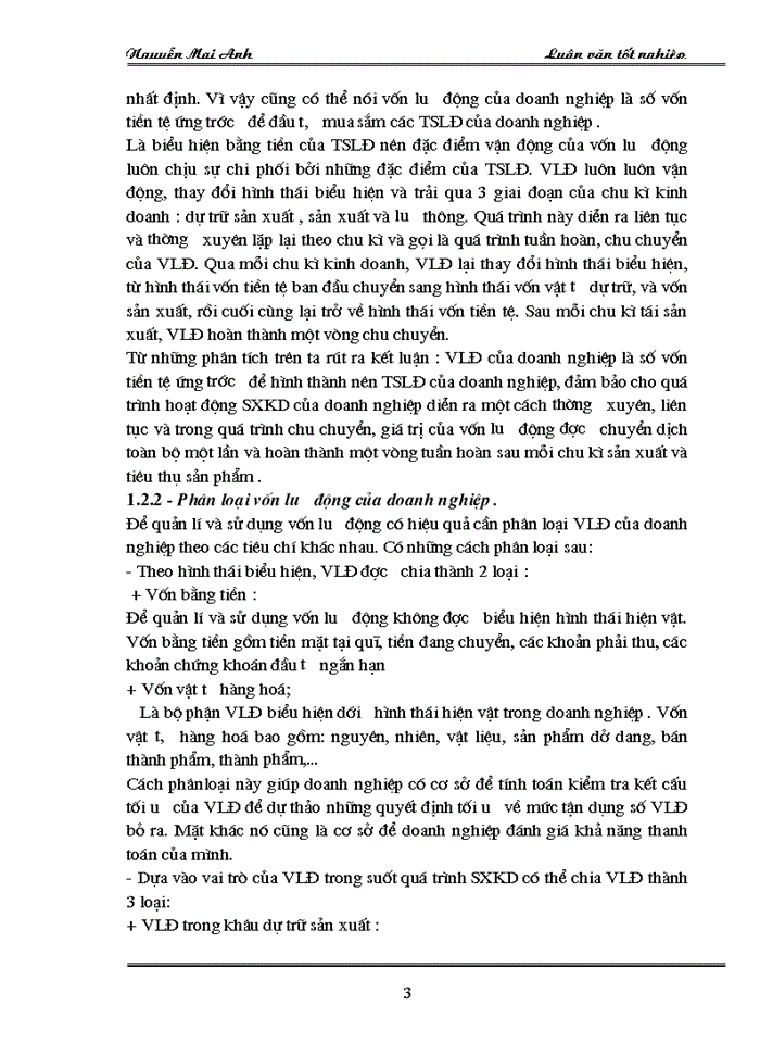 image for page Thực trạng việc tổ chức, quản lí và sử dụng vốn lưu động tại công ty hoá dầu petrolimex