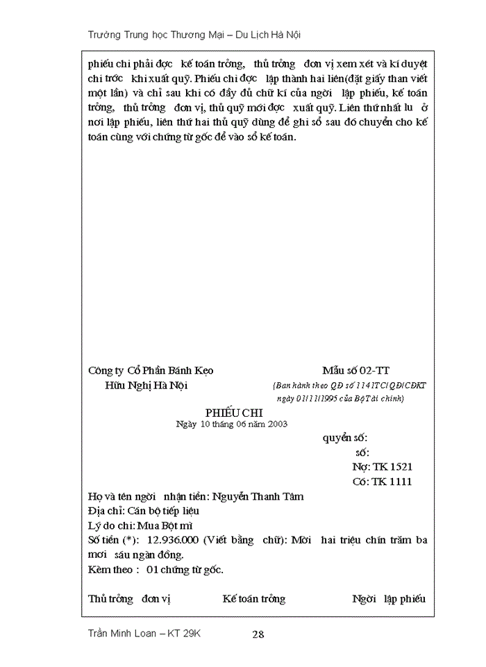 image for page Công tác hạch toán nguyên vật liệu, công cụ dụng cụ ở công ty