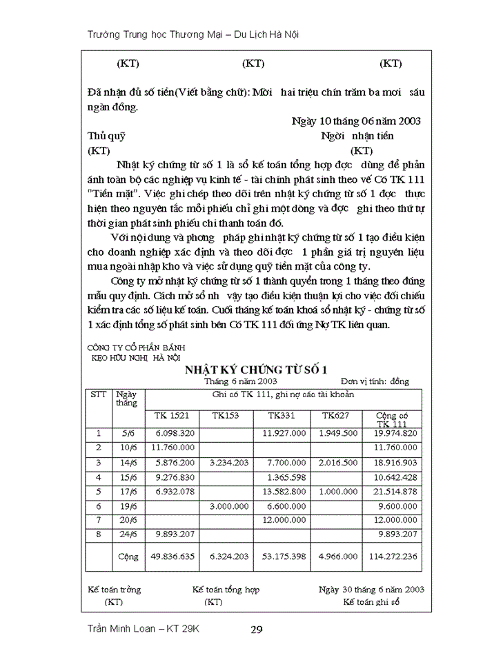 image for page Công tác hạch toán nguyên vật liệu, công cụ dụng cụ ở công ty