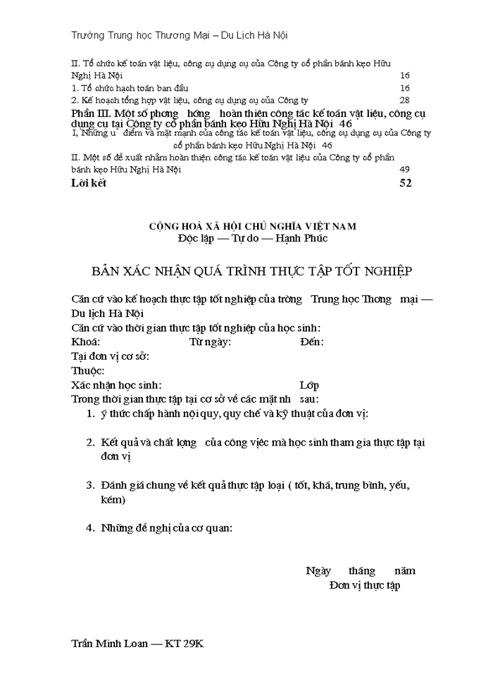 image for page Công tác hạch toán nguyên vật liệu, công cụ dụng cụ ở công ty