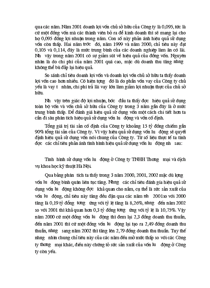 image for page Một số giải pháp nâng cao hiệu quả huy động và sử dụng vốn ở công ty TNHH thương mại và dịch vụ khoa học kỹ thuật Hà Nội