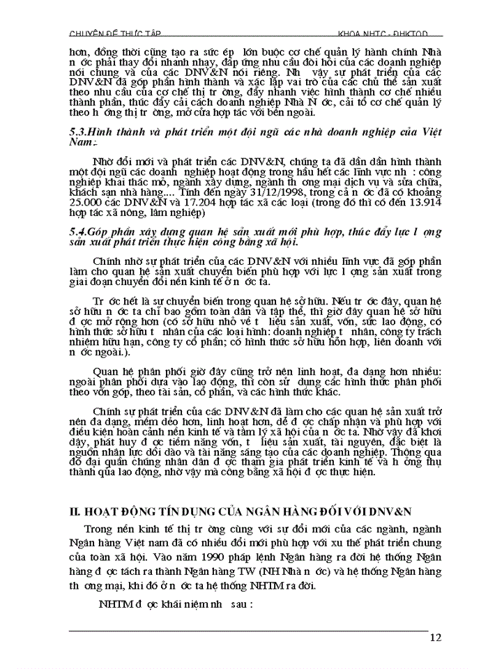 image for page Giải pháp nâng cao hiệu quả cho vay đối với doanh nghiệp vừa và nhỏ tại ngân hàng nông  nghiệp và phát triển nông thôn Đông Anh