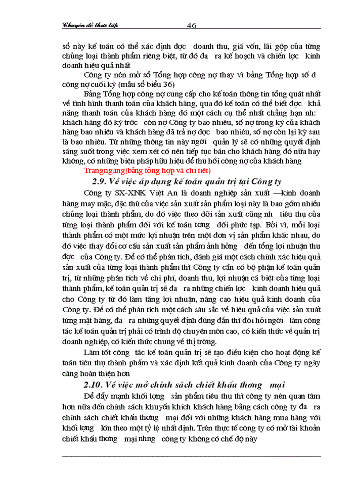 image for page Hoàn thiện công tác hạch toán tiêu thụ thành phẩm và xác định kết quả hoạt động sản xuất kinh doanh tại Công ty SX-XNK Việt An