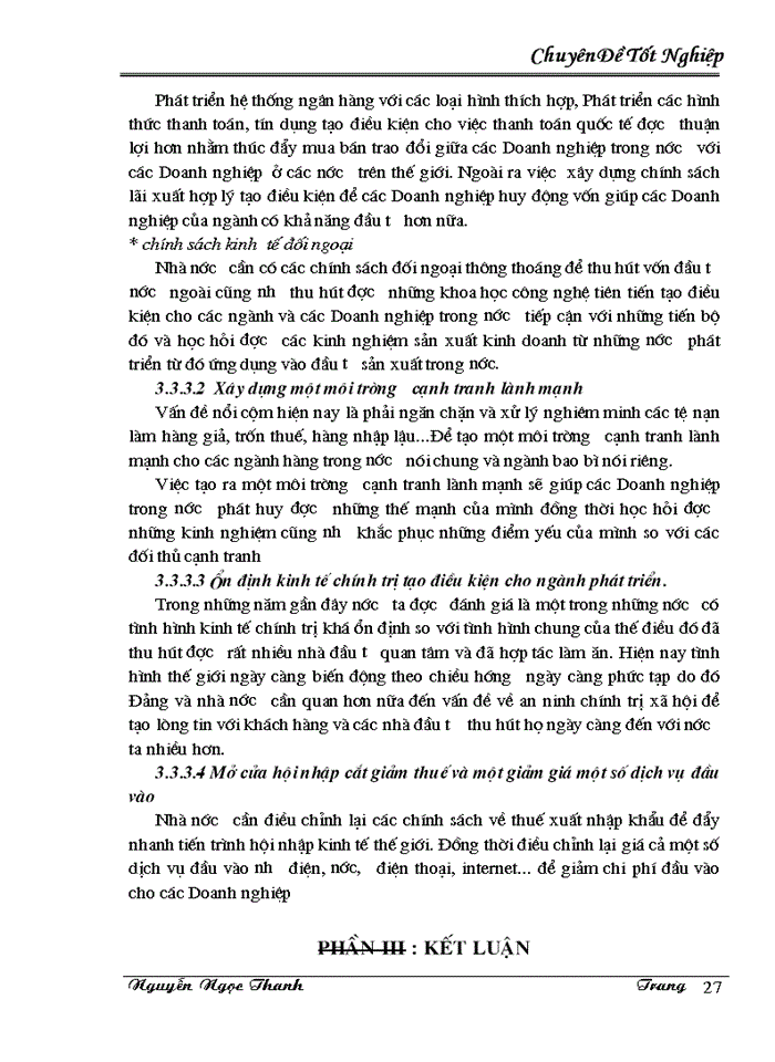 image for page Một số chính sách và giải pháp nâng cao khả năng cạnh tranh của mặt hàng bao bì của Việt Nam trong giai đoạn hiện nay