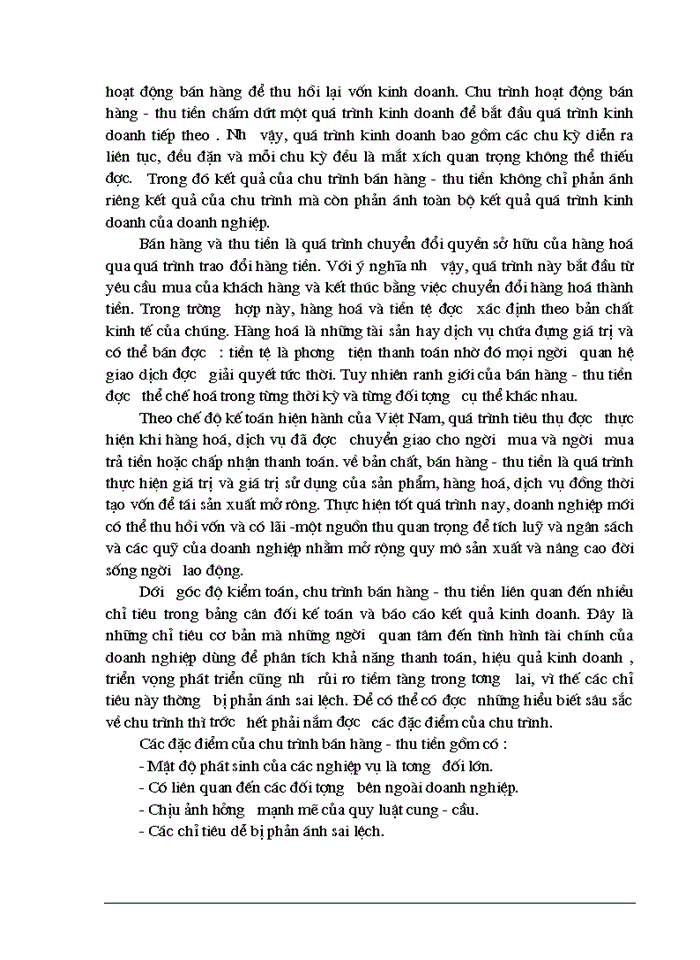 image for page Kiểm toán chu trình bán hàng - thu tiền trong kiểm toán Báo cáo tài chính do Công ty dịch vụ tư vấn tài  chính kế toán và kiểm toán ( AASC) thực hiện