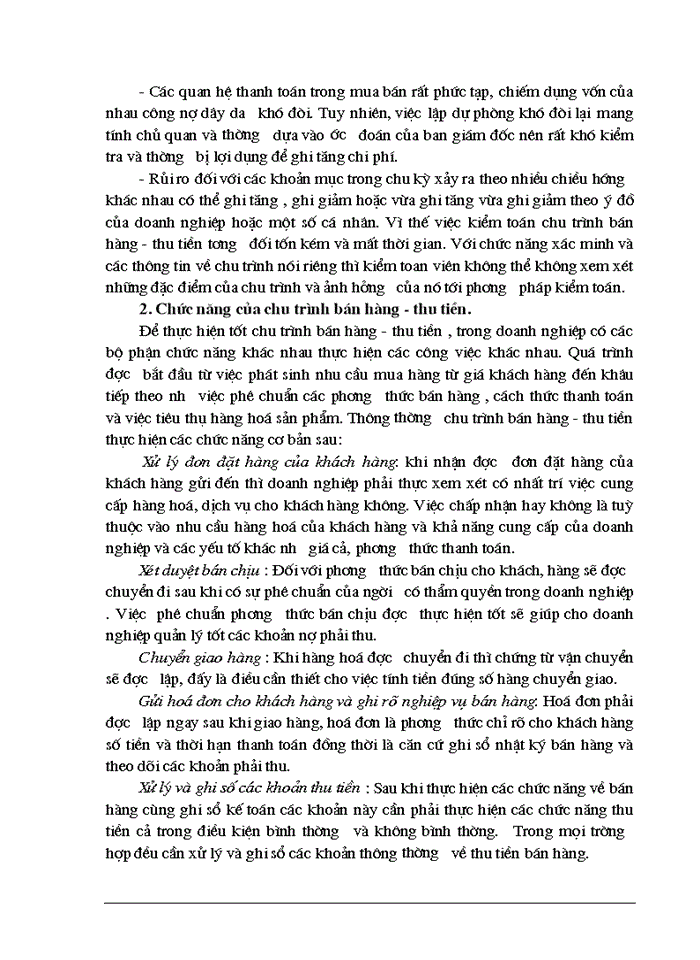 image for page Kiểm toán chu trình bán hàng - thu tiền trong kiểm toán Báo cáo tài chính do Công ty dịch vụ tư vấn tài  chính kế toán và kiểm toán ( AASC) thực hiện