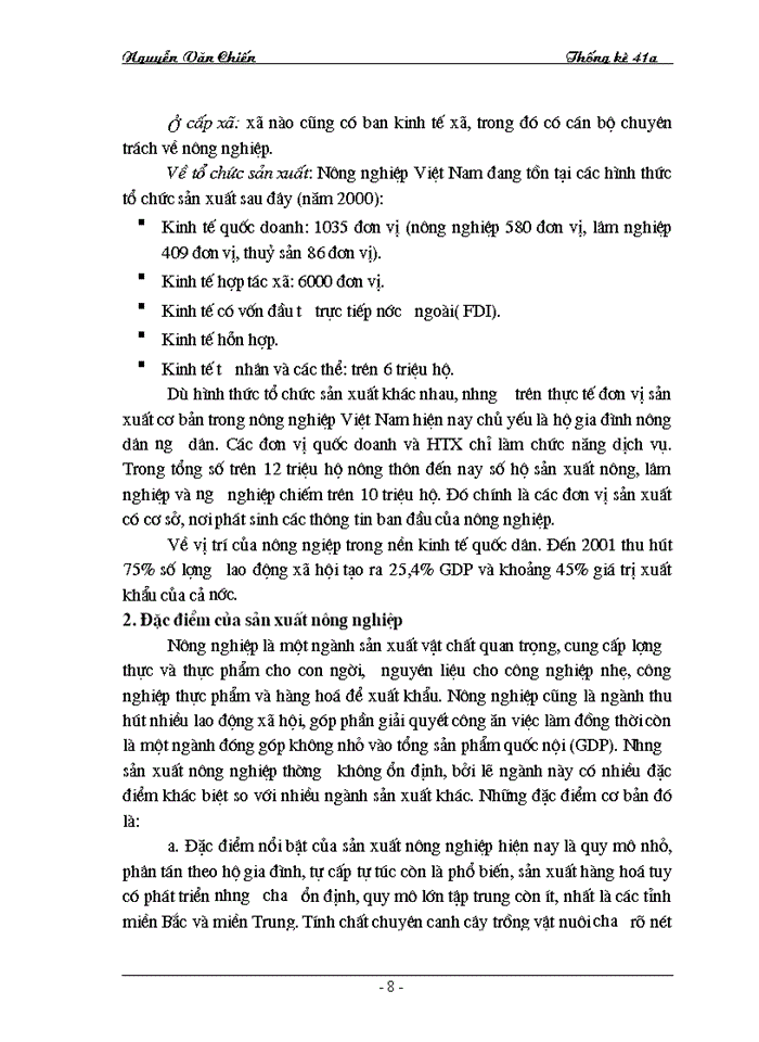 image for page Vận dụng một số phương pháp thống kê nghiên cứu sự biến động và nhân tố ảnh hưởng đến giá trị sản xuất nông nghiệp Việt Nam