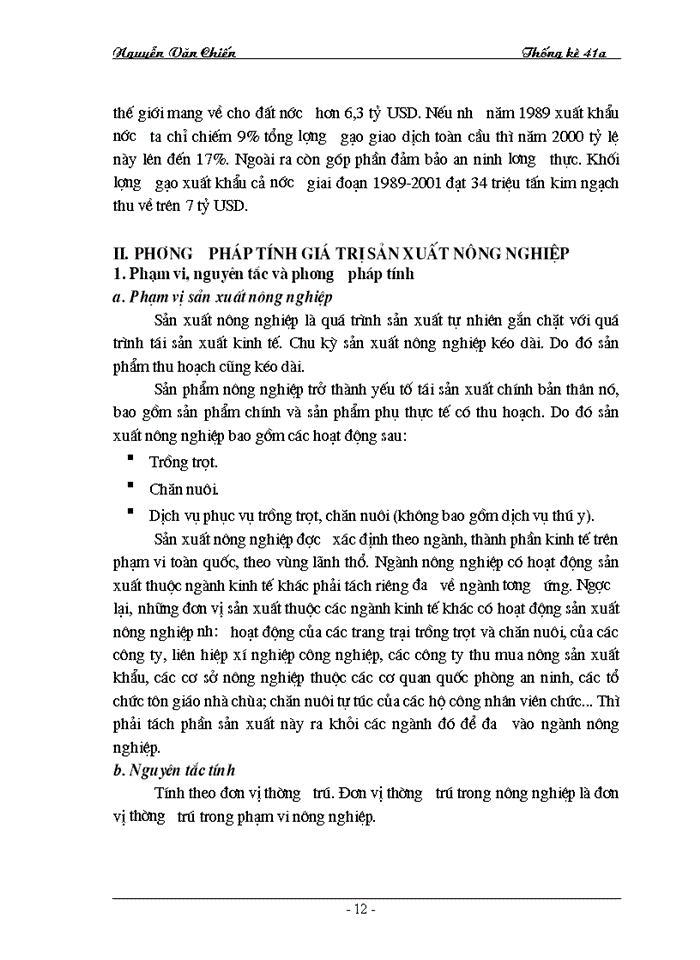 image for page Vận dụng một số phương pháp thống kê nghiên cứu sự biến động và nhân tố ảnh hưởng đến giá trị sản xuất nông nghiệp Việt Nam