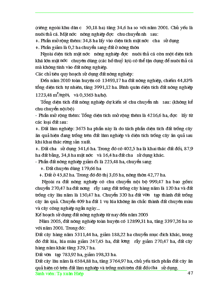 image for page ''Quy hoạch sử dụng đất nông nghiệp huyện Yên Thế tỉnh Bắc Giang