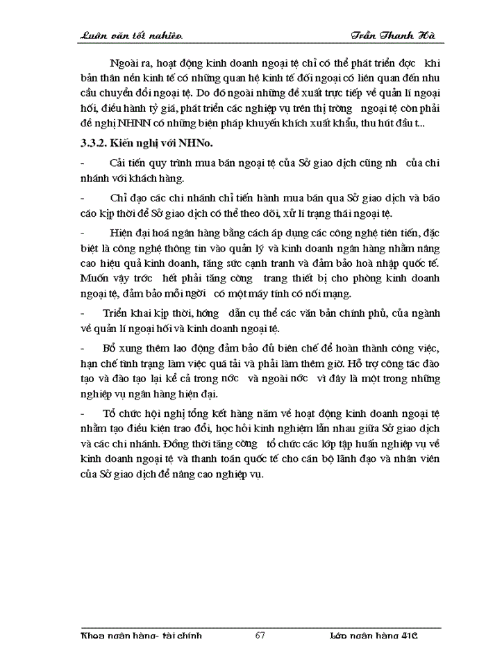 image for page Giải pháp mở rộng hoạt động kinh doanh ngoại tệ tại Sở giao dịch NHNo và PTNT Việt Na