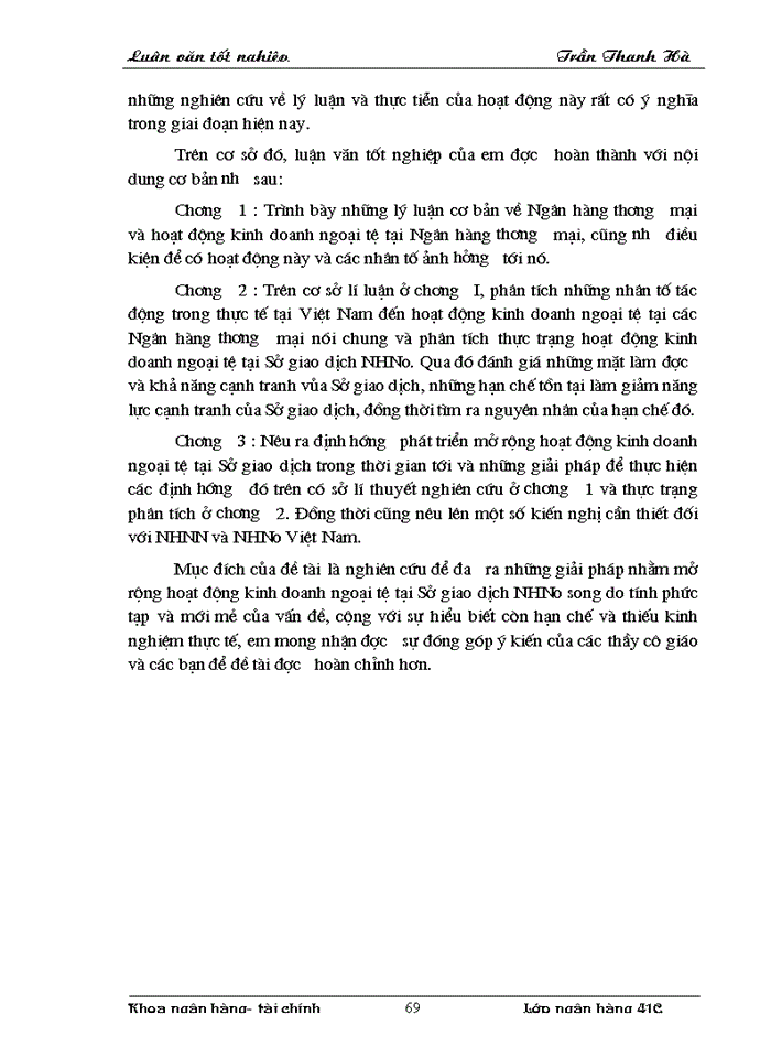 image for page Giải pháp mở rộng hoạt động kinh doanh ngoại tệ tại Sở giao dịch NHNo và PTNT Việt Na