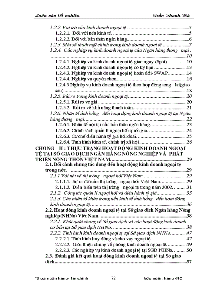 image for page Giải pháp mở rộng hoạt động kinh doanh ngoại tệ tại Sở giao dịch NHNo và PTNT Việt Na