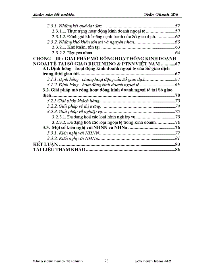 image for page Giải pháp mở rộng hoạt động kinh doanh ngoại tệ tại Sở giao dịch NHNo và PTNT Việt Na