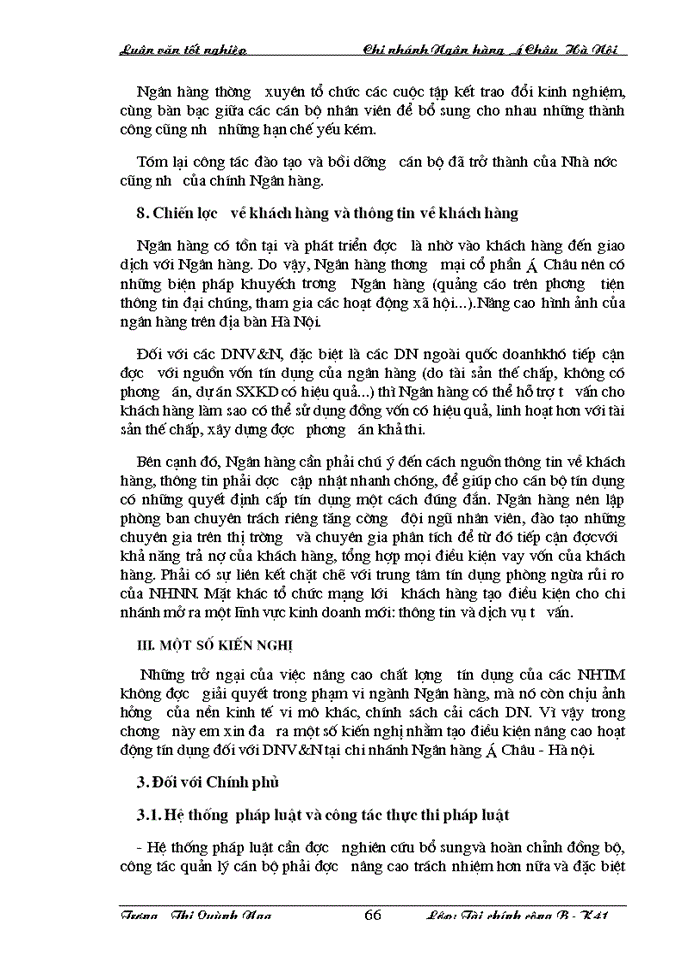 image for page Nâng cao chất lượng tín dụng đối với DNV&N tại Ngân hàng Á Châu- Chi nhánh Hà Nội