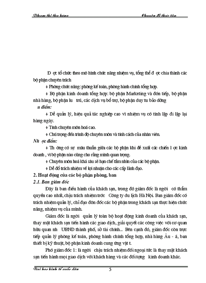 image for page Nâng cao chất lượng dịch vụ tại khách sạn Dân Chủ