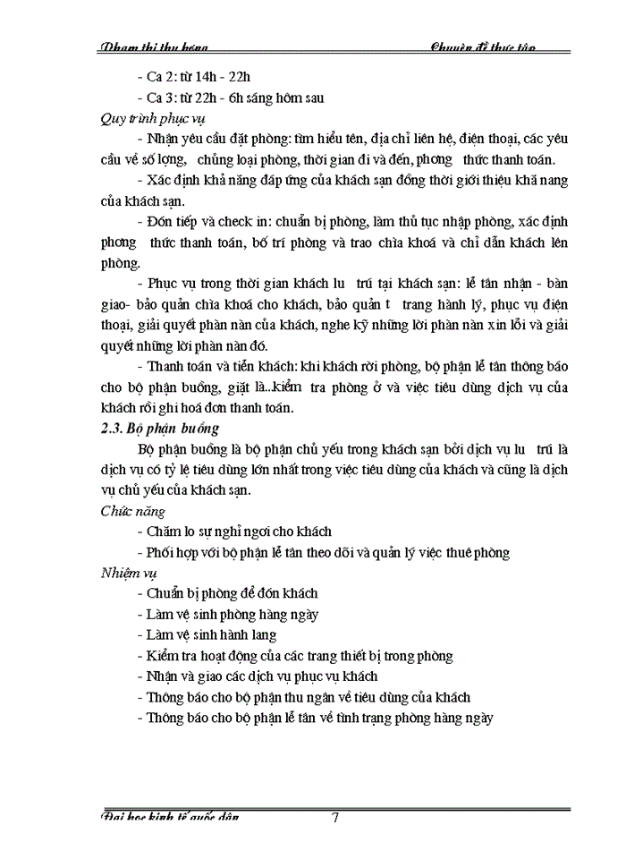 image for page Nâng cao chất lượng dịch vụ tại khách sạn Dân Chủ