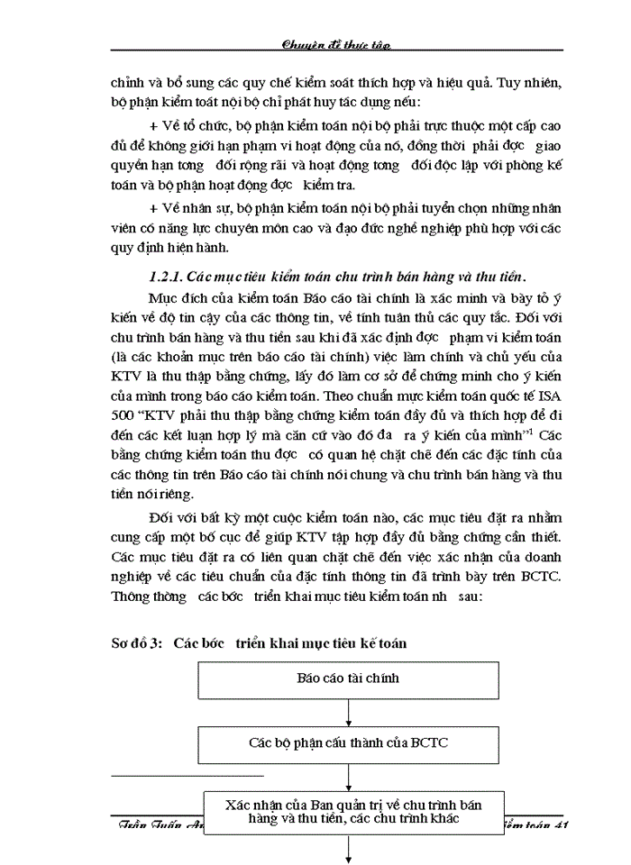 image for page Kiểm toán chu trình bán hàng – thu tiền trong kiểm toán báo cáo tài chính do Công ty Kiểm toán và Dịch vụ tin học  thực hiện