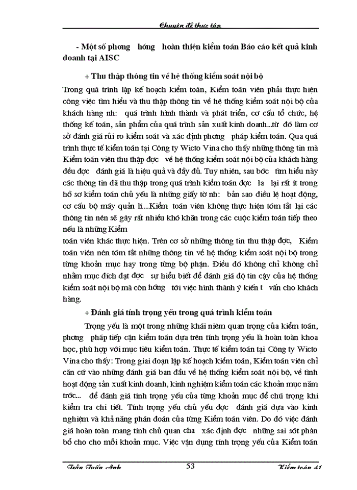 image for page Kiểm toán chu trình bán hàng – thu tiền trong kiểm toán báo cáo tài chính do Công ty Kiểm toán và Dịch vụ tin học  thực hiện