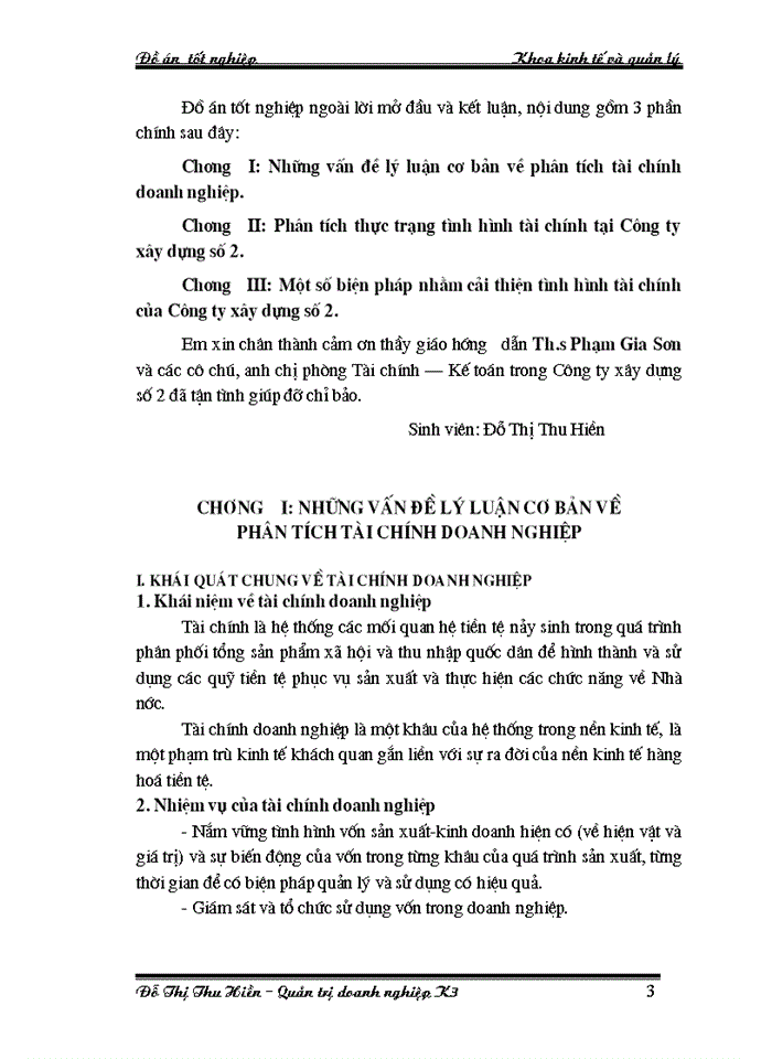 image for page Phân tích tình hình tài chính của Công ty xây dựng số 2