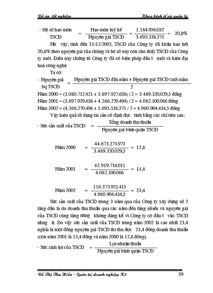 image for page Phân tích tình hình tài chính của Công ty xây dựng số 2