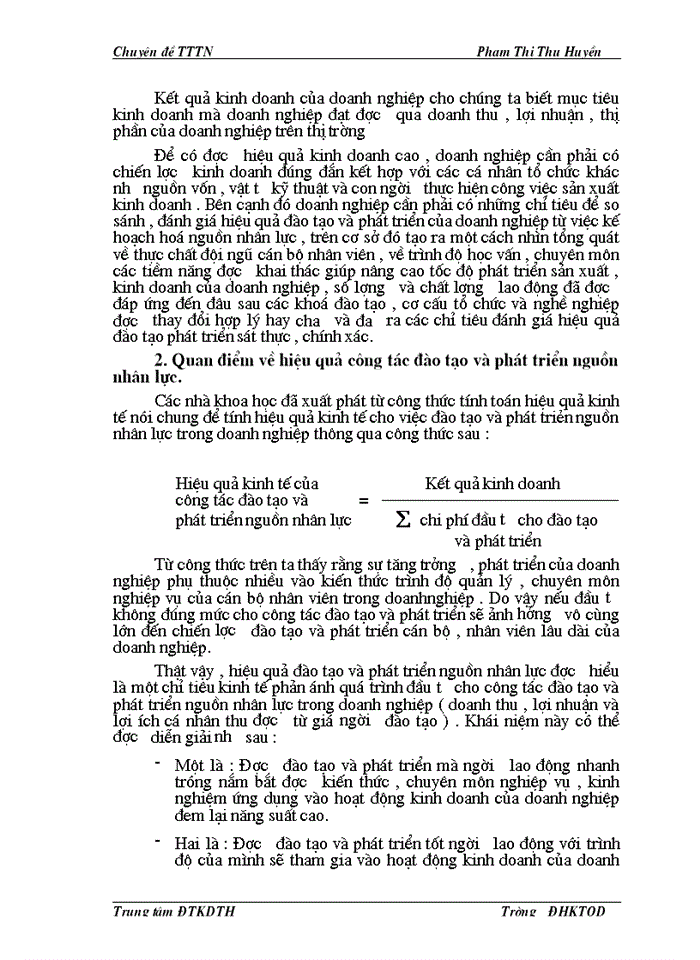 image for page Một số biện pháp nâng cao hiệu quả công tác đào tạo và phát triển nguồn nhân lực ở xí nghiệp may da- Công ty may Chiến Thắng