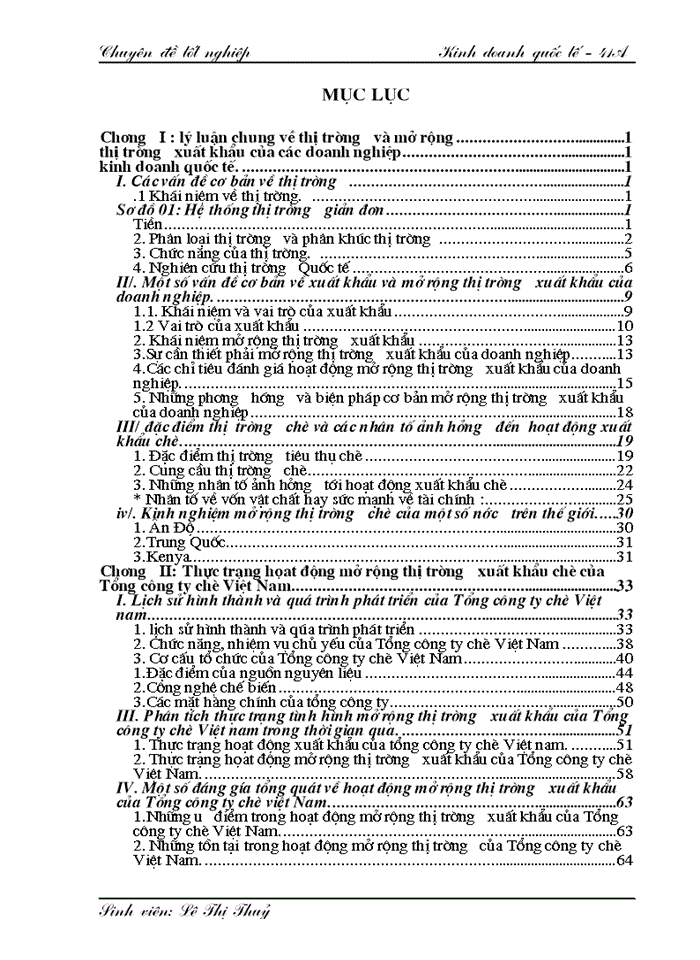 image for page Phương hướng và giải pháp nhằm mở rộng thị trường xuất khẩu chè của tổng công ty chè việt nam