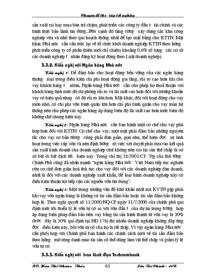 image for page Giải pháp đẩy mạnh hoạt động cho vay khu vực kinh tế tư nhân tại Hội sở Ngân hàng TMCP Kỹ Thương Việt Nam
