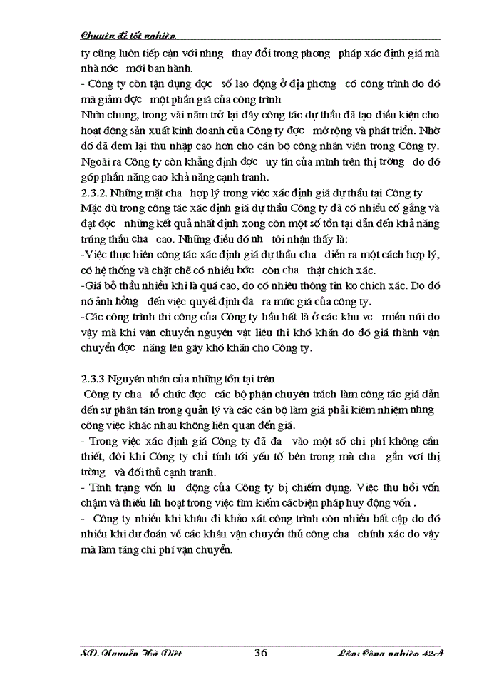 image for page Vấn đề lập giá dự thầu xây lắp tại Công ty xây dựng Thăng long