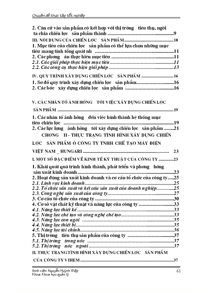 image for page Hoàn thiện xây dựng chiến lược sản phẩm của Công ty TNHH chế tạo máy điện Việt Nam_Hungari