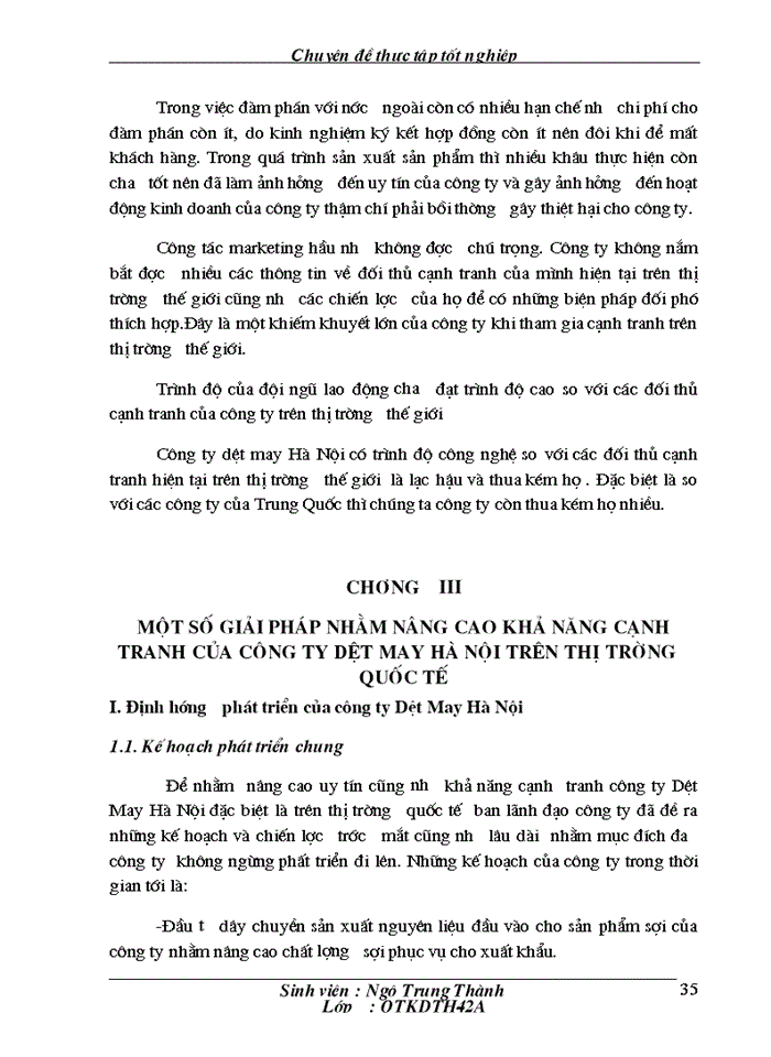 image for page Một số giải pháp nhằm nâng cao khả năng cạnh tranh của công ty dệt may Hà Nội  trên thị trường quốc tế