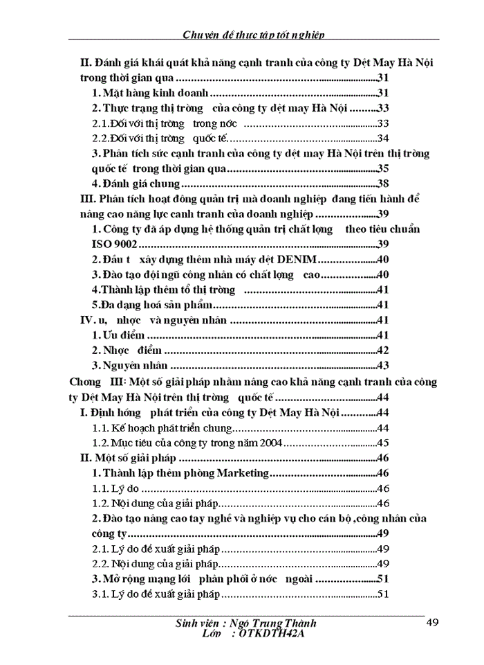 image for page Một số giải pháp nhằm nâng cao khả năng cạnh tranh của công ty dệt may Hà Nội  trên thị trường quốc tế