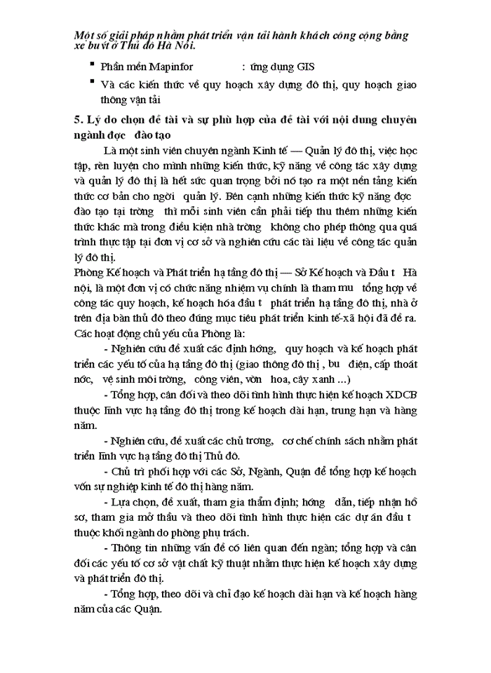 image for page Một số giải pháp nhằm phát triển vận tải hành khách công cộng bằng xe buýt trên địa bàn Hà nội