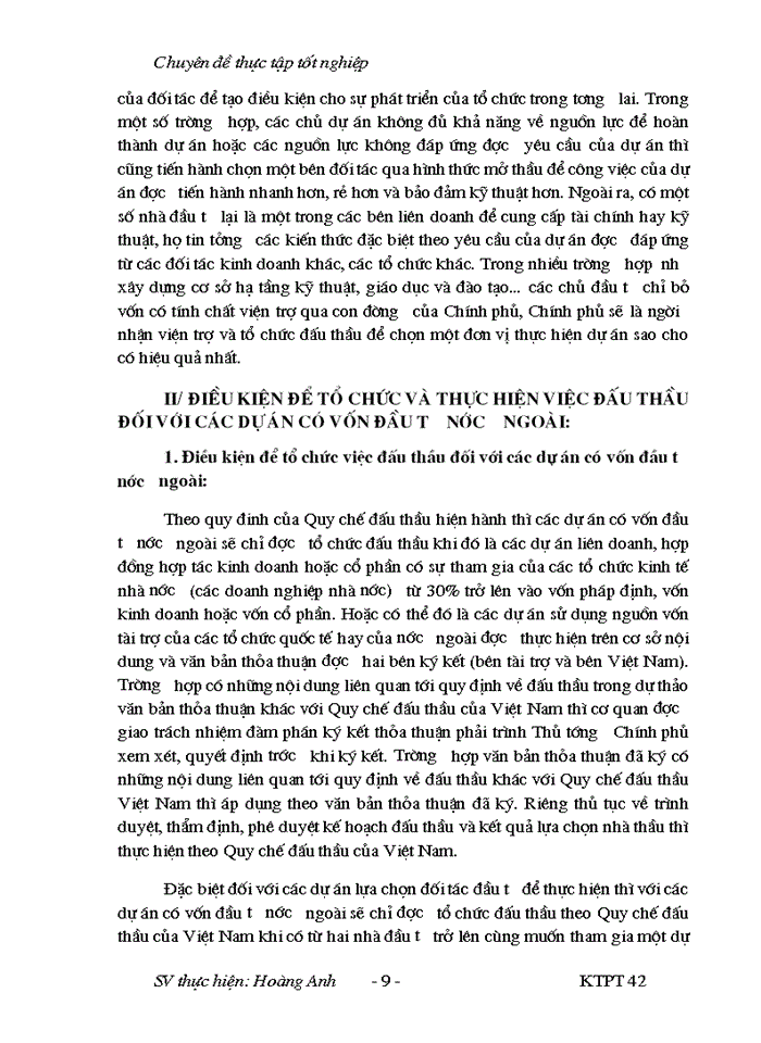 image for page Một số giải pháp nhằm nâng cao hiệu quả của công tác đấu thầu trong các dự án có vốn đầu tư nước ngoài