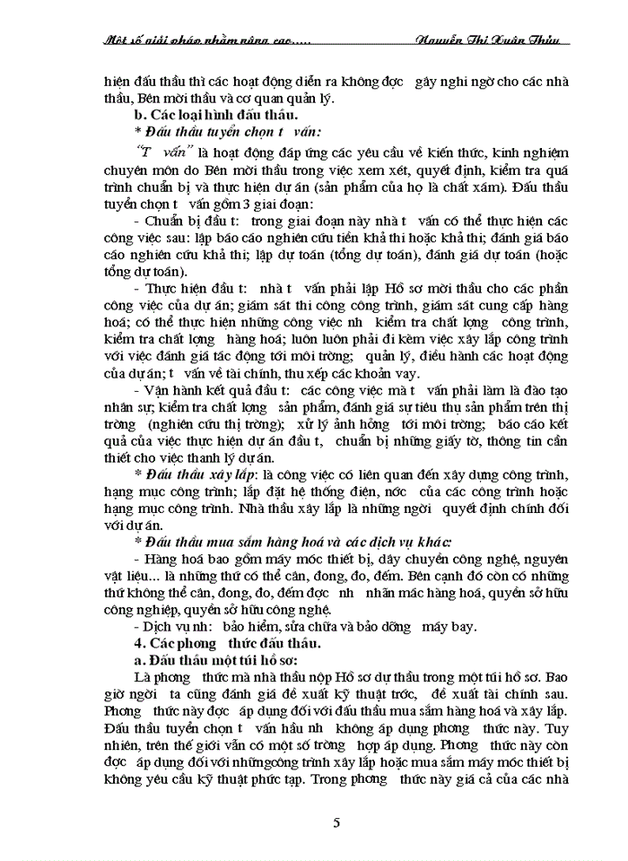 image for page Thực trạng và giải pháp nhằm hoàn thiện hoạt động đấu thầu ở Việt Nam trong giai đoạn hiện nay