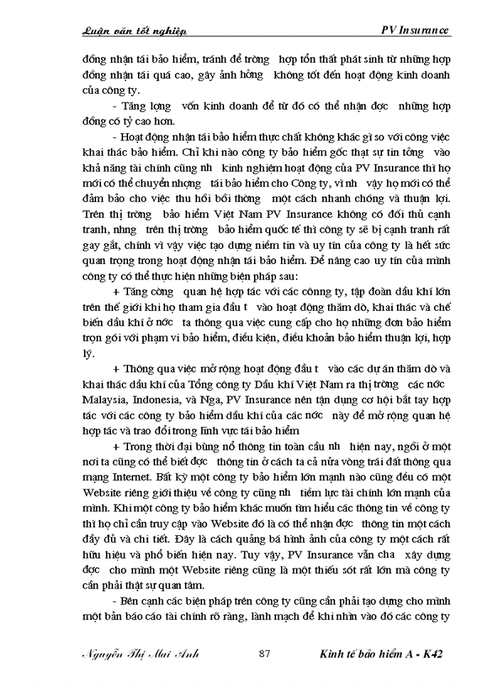 image for page Một số kiến nghị nhằm hoàn thiện hoạt động tái bảo hiểm thăm dò và khai thác dầu khí tại PV Insurance