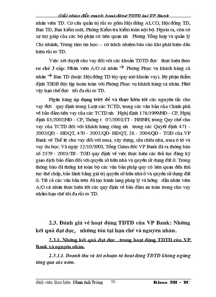 image for page Một số giải pháp góp phần đẩy mạnh hoạt động tín dụng tiêu dùng tại Ngân hàng thương mại cổ phần các doanh nghiệp ngoài quốc doanh Việt Nam (VP Bank)