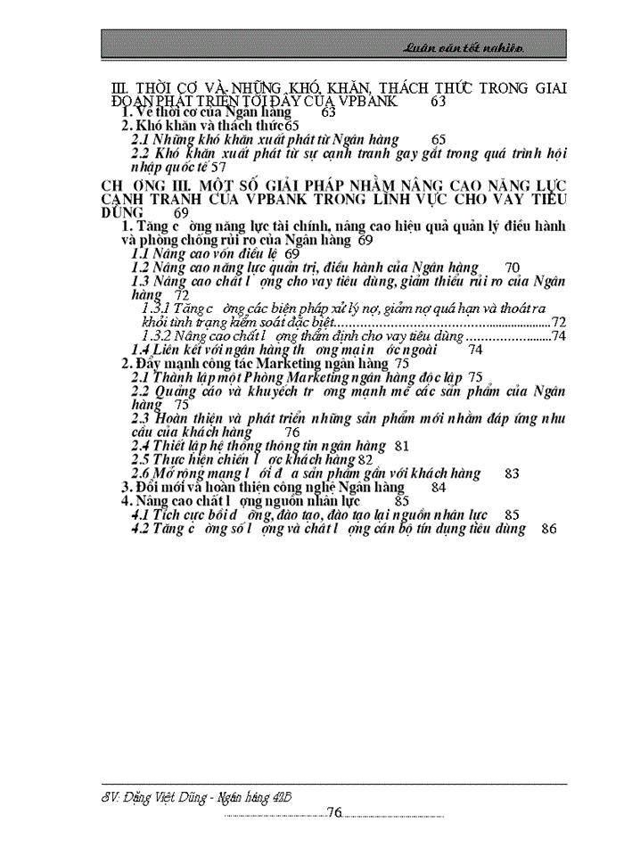 image for page Giải pháp nâng cao nămg lực cạnh tranh của Ngân hàng TMCP các Doanh nghiệp ngoài Quốc doanh Việt Nam trong lĩnh vực cho vay tiêu dùng